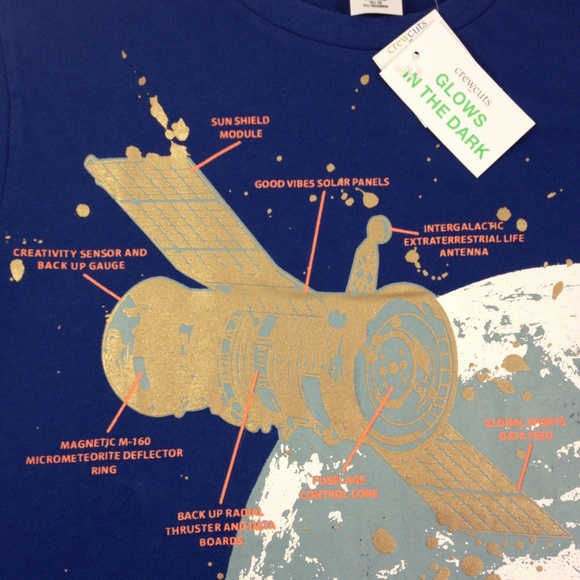 J Crew Factory Crew Cut Celestial Space T Shirt - Picture 2 of 9